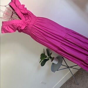 Pink maxi dress